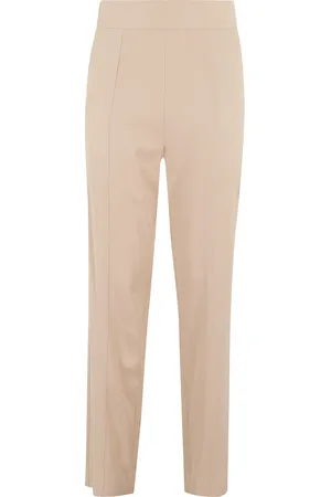 FEDERICA TOSI Broeken, Dames, Bruin, XS, Naakt Wortelbroek Hoge Taille
