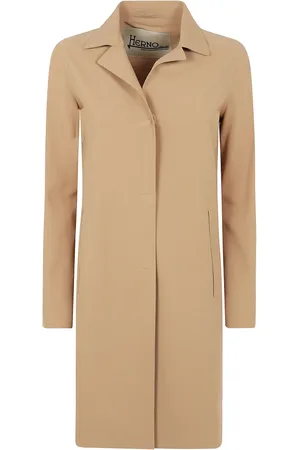 HERNO Mantels, Dames, Bruin, S, Stijlvolle Act Coat voor jou