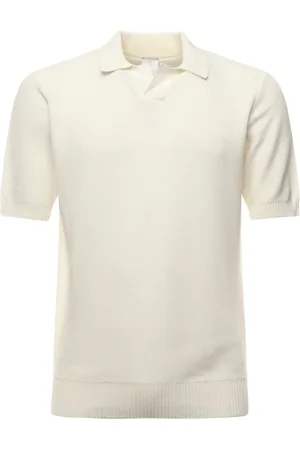 ELEVENTY Tops, Heren, , L, Katoen, Katoenen T-shirts en Polos, Zandkleur