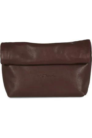 Cortana Tassen, Dames, Rood, ONE Size, Leer, Delhi S, donkere granaatleren clutch