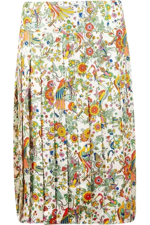 Tory Burch Rokken, Dames, Veelkleurig, S, Nieuwe ivoor rok voor vrouwen