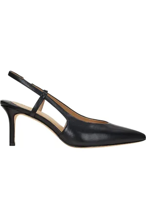 Ralph Lauren Schoenen, Dames, Zwart, 39 EU, Leer, 802961789001 Hoge HAK Sandalen