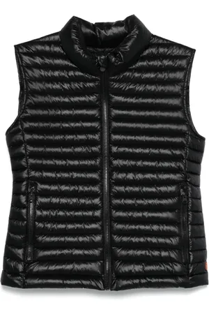 save the duck Jassen, Dames, Zwart, L, Nylon, Zwarte Gebreide Jas Ss 25