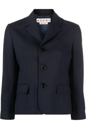 Marni Jassen, Dames, Zwart, M, Wol, Zwarte Damesjas