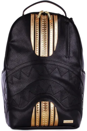 Sprayground Tassen, unisex, Zwart, ONE Size, Zwarte rugzak met voorlogo