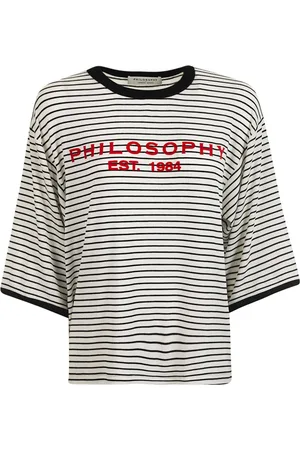 Serafini Tops, Dames, Wit, M, Katoen, Witte Katoenen T-Shirt