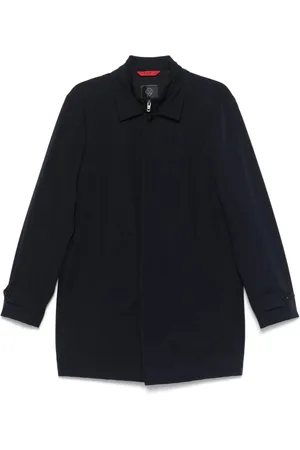 FAY Jassen, Heren, Blauw, XS, Midnight Jas met Knoopsluiting