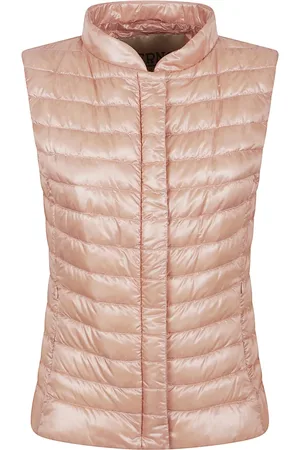 HERNO Jassen, Dames, Roze, 2Xs, Nylon, Lichtgewicht Roze & Paarse Jas