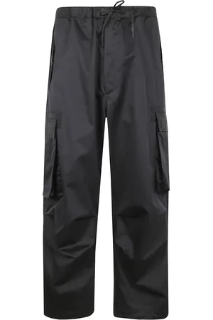 Nine In The Morning Broeken, Heren, Zwart, M, Cargo broek met trekkoord