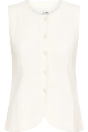 Ichi Jassen, Dames, Wit, XS, Eenvoudige Blouse Cloud Dancer