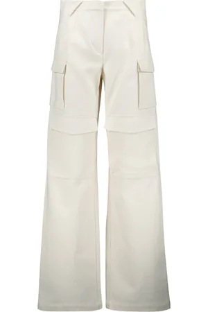 IRO Broeken, Dames, Wit, S, Katoen, Cargo Broek Polina Wit Lente-Zomer 2025