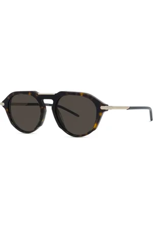 Givenchy Accessoires, unisex, Bruin, ONE Size, Vierkante zonnebril in schildpadstijl