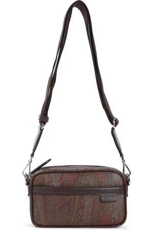 Etro Tassen, Heren, Bruin, ONE Size, Katoen, Bruine Crossbodytas