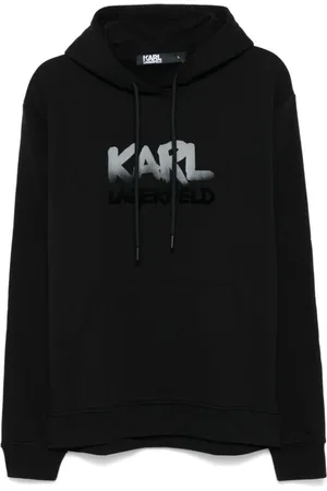 Karl Lagerfeld Sweatshirts & Hoodies, Heren, Zwart, M, Katoen, Hoodie