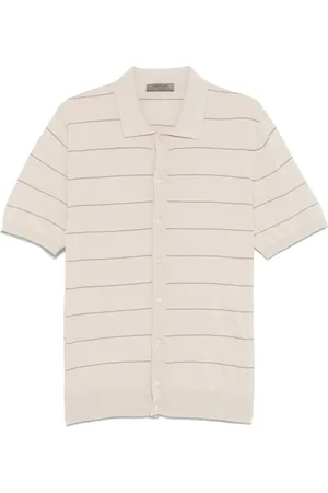 corneliani Truien, Heren, , XL, Katoen, Gebreide Trui met Knoopsluiting