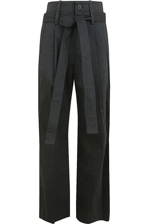 Issey Miyake Broeken, Dames, Zwart, M, Nylon, Shaped Membrane Broek