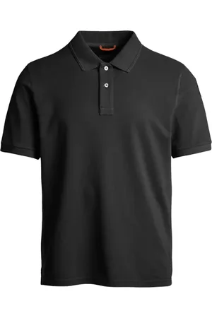 Parajumpers Tops, Heren, Zwart, S, Katoen, Zwart poloshirt