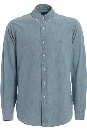 Ralph Lauren Overhemden, Heren, Grijs, 2Xl, Sportief Lange Mouwen Shirt