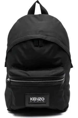 Kenzo Tassen, Heren, Zwart, ONE Size, Katoen, Zwarte Zwarte Emmer Tas & Rugzak