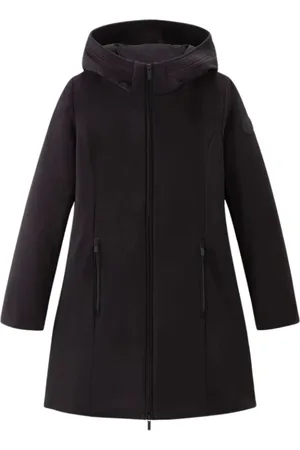 Woolrich Jassen, Dames, Zwart, L, Leer, Firth Parka