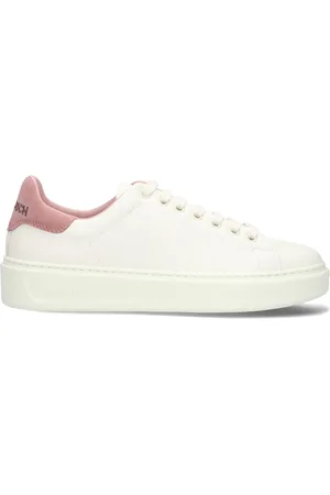 Woolrich Schoenen, Dames, Wit, 41 EU, Leer, Klassieke Court Sneakers