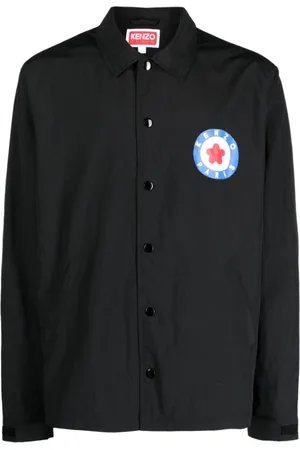 Kenzo Jassen, Heren, Zwart, M, Nylon, Target Coach Jacket