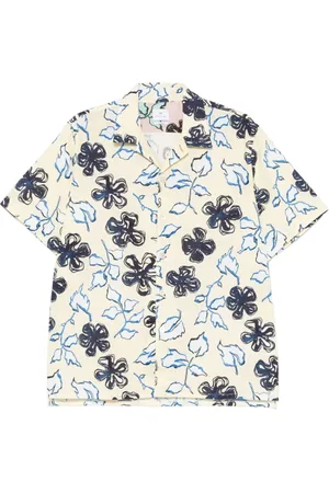 Paul Smith Overhemden, Heren, Veelkleurig, M, Pastelgele Button-Up Shirt