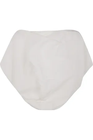 Khaite Tops, Dames, Wit, S, Katoen, Geribbelde Gebreide Top