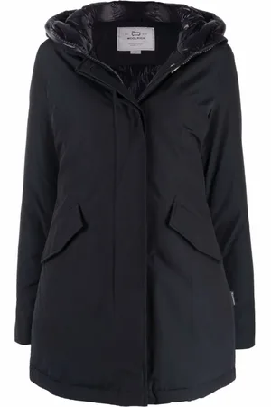 Woolrich Mantels, Dames, Blauw, XS, Katoen, Arctic Parka