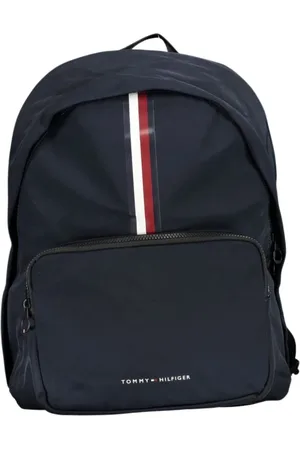 Tommy Hilfiger Tassen, Heren, Blauw, ONE Size, Polyester, Polyester Rugzak