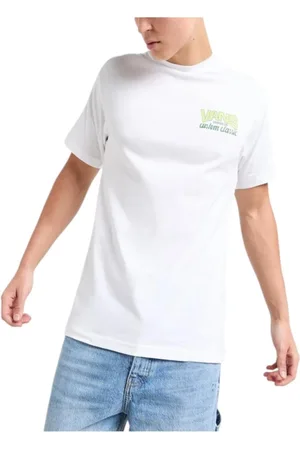 Vans Tops, Heren, Wit, L, Katoen, Stedelijke Grafische Tee
