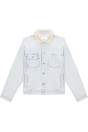 Isabel Marant Jassen, Heren, Blauw, L, Katoen, Jotham Jacket