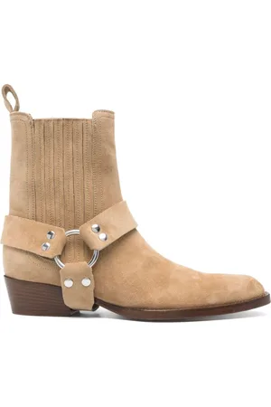 PARIS TEXAS Schoenen, Dames, Bruin, 41 EU, Leer, Bruine Enkellaarsjes