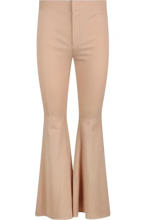 Givenchy Broeken, Dames, , XS, Wijde Jersey Broek met Verborgen Sluiting