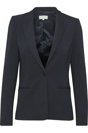 INWEAR Jassen, Dames, Blauw, 3Xl, Verfijnde marineblauwe blazer