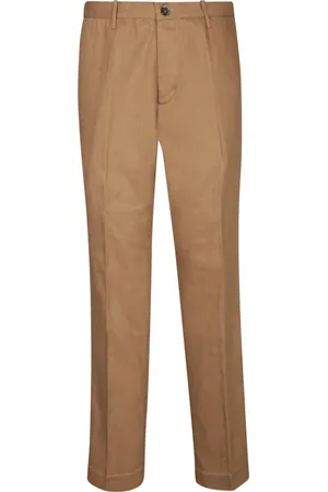 Nine In The Morning Broeken, Heren, Bruin, XL, Beige Broek voor Mannen