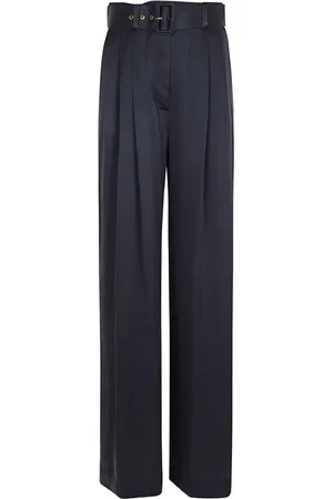 ZIMMERMANN Broeken, Dames, Blauw, M, Zijden broek