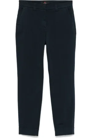 Peuterey Broeken, Dames, Blauw, M, Slim-fit Broek