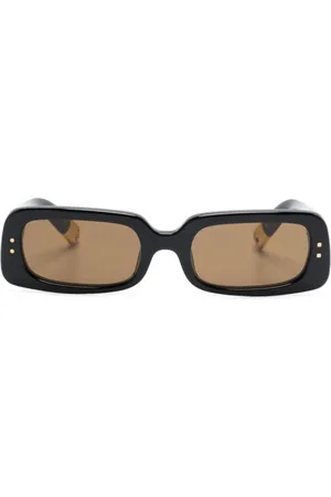 Jacquemus Accessoires, Dames, Zwart, ONE Size, Azzuro Zonnebril