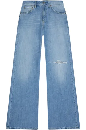 Dondup Jeans, Dames, Blauw, W30, Katoen, Katoenmix Stijlvolle Modieuze Kleding