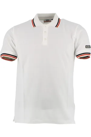 GCDS Tops, Heren, Wit, S, Katoen, Witte Polo Essentials T-shirts en Polos