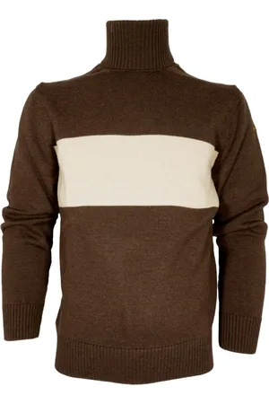 Paul & Shark Truien, Heren, Groen, XL, Wol, High Neck Sweater