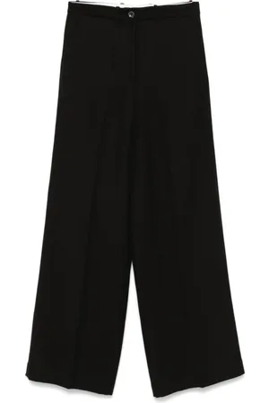 Nine In The Morning Broeken, Dames, Zwart, W28, Zwarte Broek met Verborgen Rits