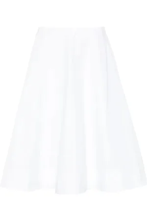 Khaite Rokken, Dames, Wit, M, Katoen, Renta Rok