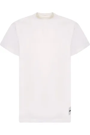 Jil Sander Tops, Heren, Wit, L, Katoen, Witte Katoenen T-shirts 3-Pack