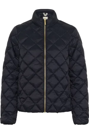 Part Two Jassen, Dames, Blauw, L, Polyester, Gewatteerde Jas