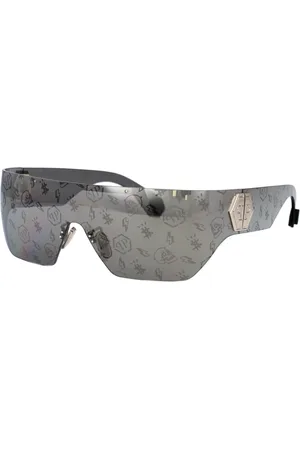 Philipp Plein Accessoires, Dames, Zwart, ONE Size, Stijlvolle Zonnebril