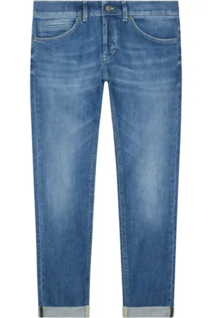 Dondup Jeans, Heren, Blauw, W33, Denim, Skinny Fit Denim Jeans Blauw