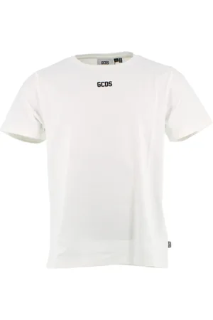 GCDS Tops, Heren, Wit, L, Witte T-shirts en Polos
