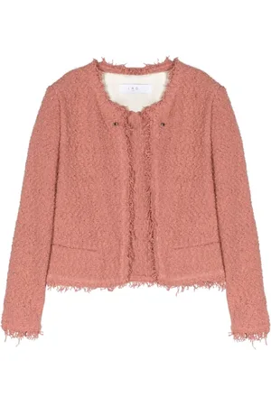 IRO Jassen, Dames, Roze, XL, Katoen, Shavani Jas